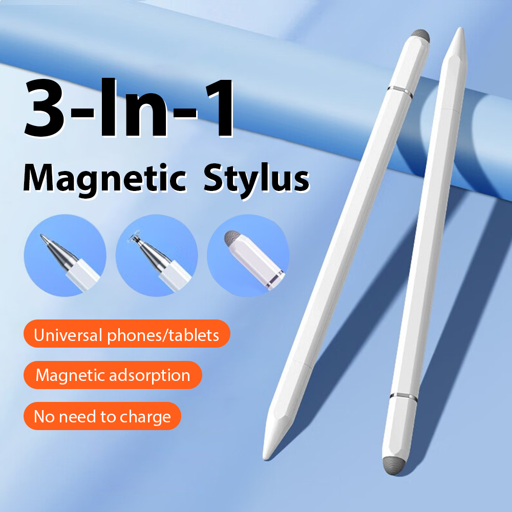 Pen Tablet Accessories - 3 in 1 Magnetic Universal Stylus