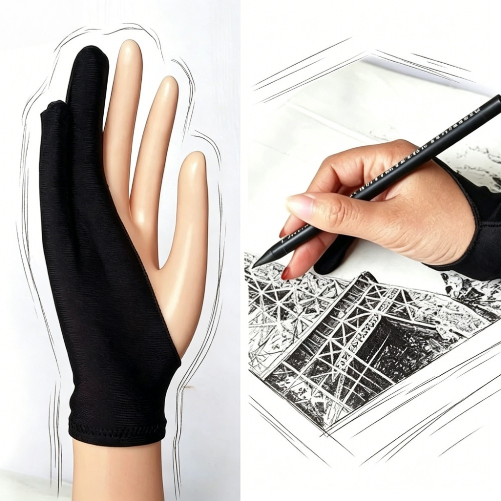 Drawing Glove Artist - Artist Two-Finger Gloves Anti Touch Screen