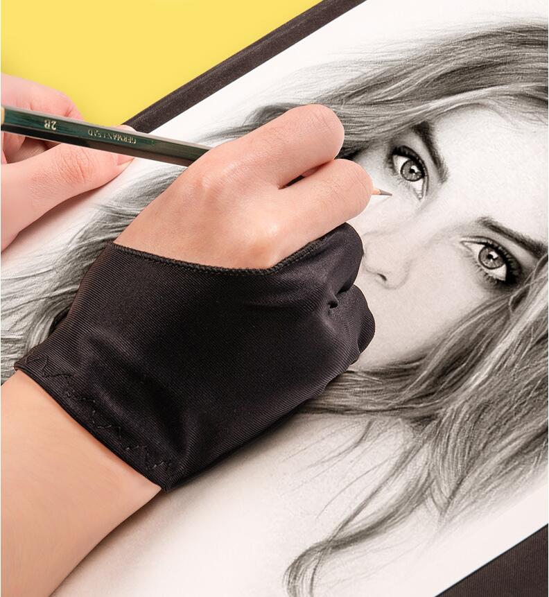 Two-fingers Artist Anti-touch  - Drawing Glove Artist ulasan dan harga