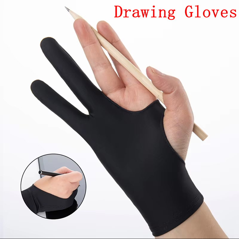 Two-Finger Anti-fouling Drawin - Drawing Glove Artist ulasan dan harga