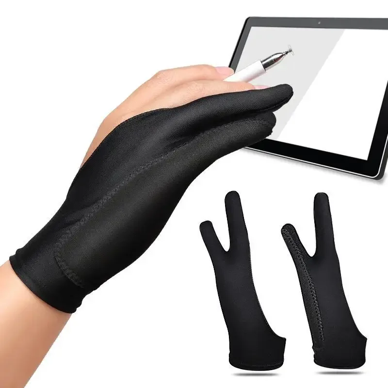 Two-Finger Anti-fouling Drawin - Drawing Glove Artist ulasan dan harga