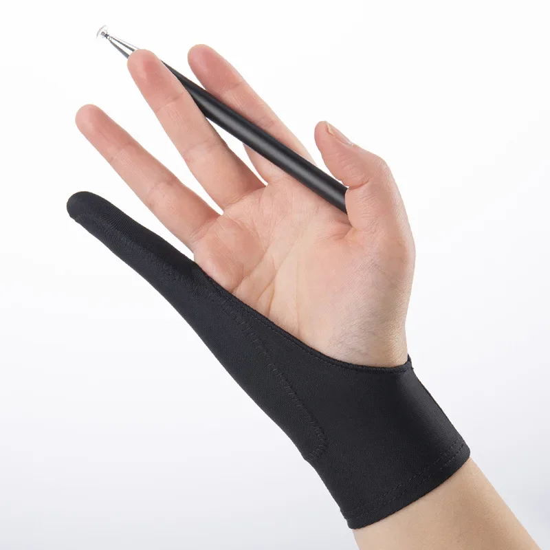 Two-Finger Anti-fouling Drawin - Drawing Glove Artist ulasan dan harga