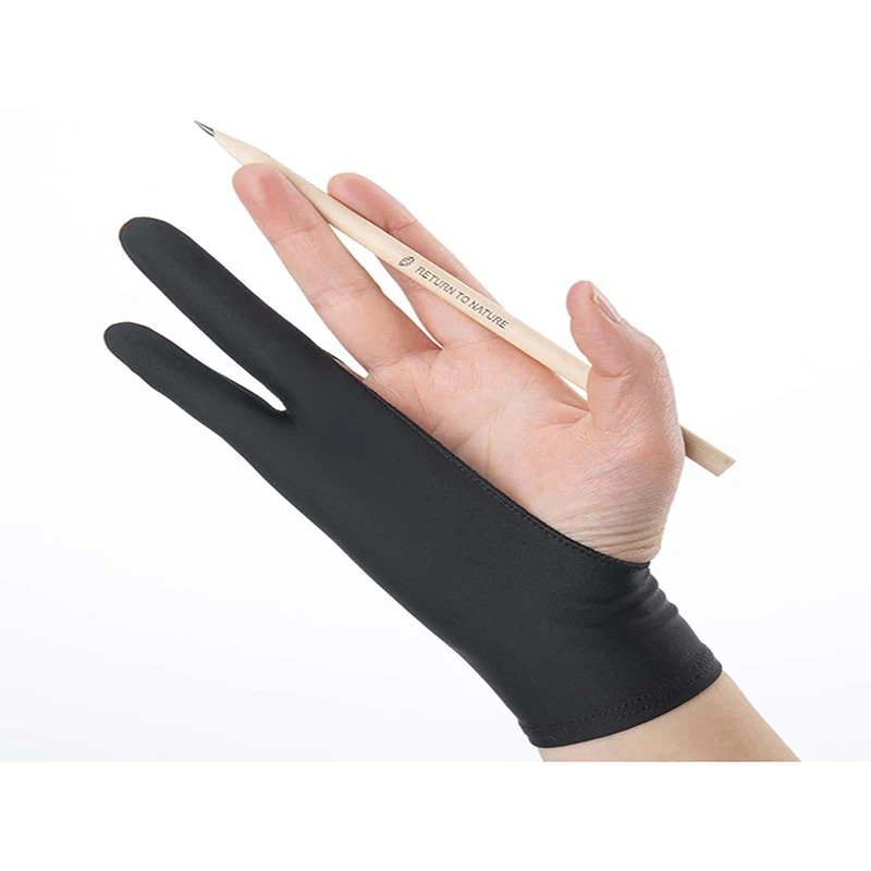 1/2 Layers Art 2 Finger Anti-m - Drawing Glove Artist ulasan dan harga