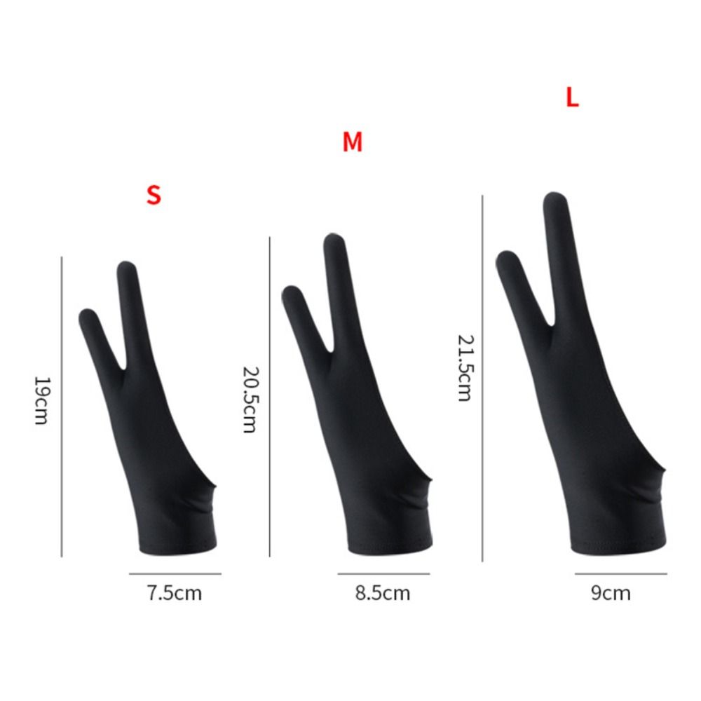 1pcs Simple 1/2 Fingers Painti - Drawing Glove Artist ulasan dan harga