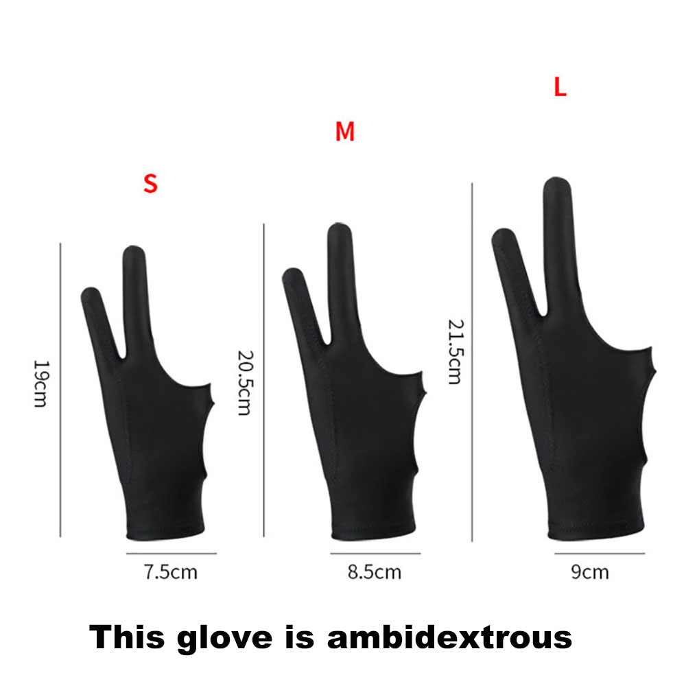 1PC Two-Finger Hand Painting G - Drawing Glove Artist ulasan dan harga