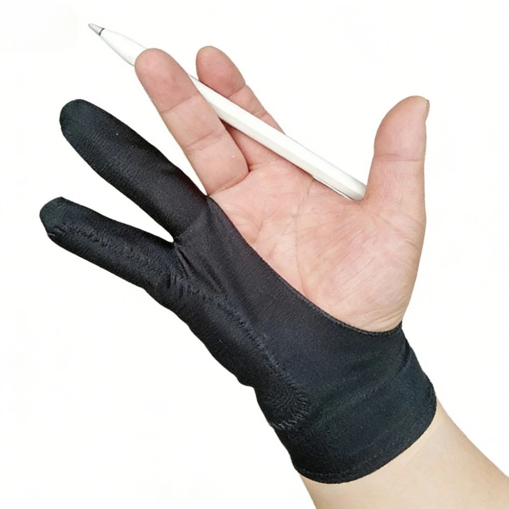 Artist Two-Finger Gloves Anti  - Drawing Glove Artist ulasan dan harga