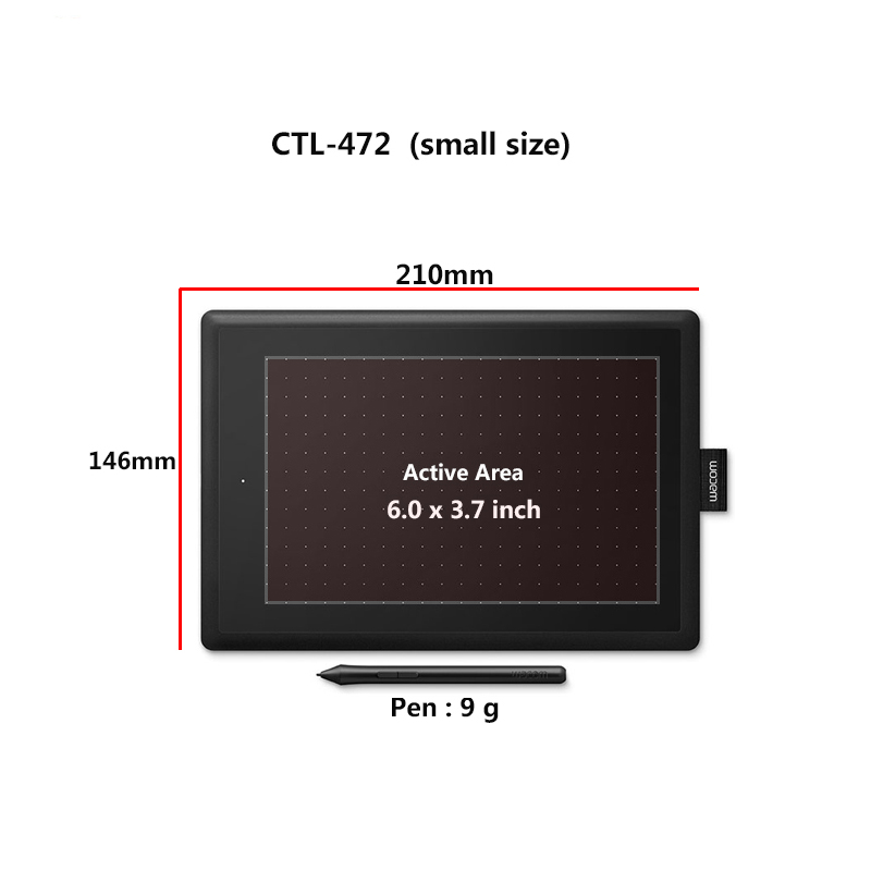 One by Wacom CTL-472 Digital G - Wacom Tablet Accessories ulasan dan harga