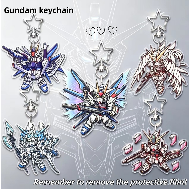 Gundam Series Flat Acrylic Key - Case With Pencil Holder ulasan dan harga