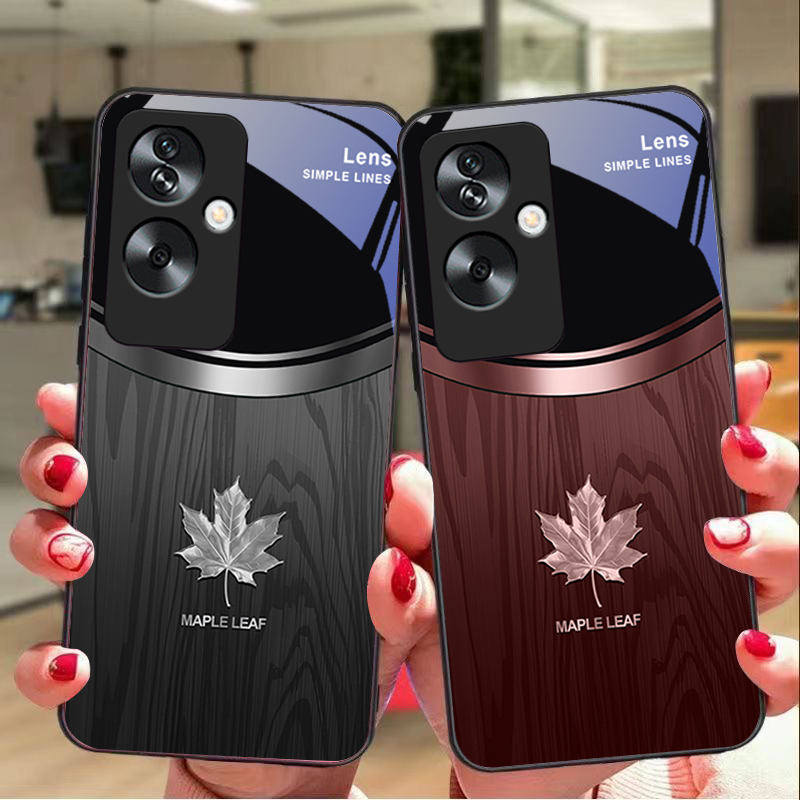 Wood Grain Maple Leaf For Oppo - Realme Note 50 ulasan dan harga