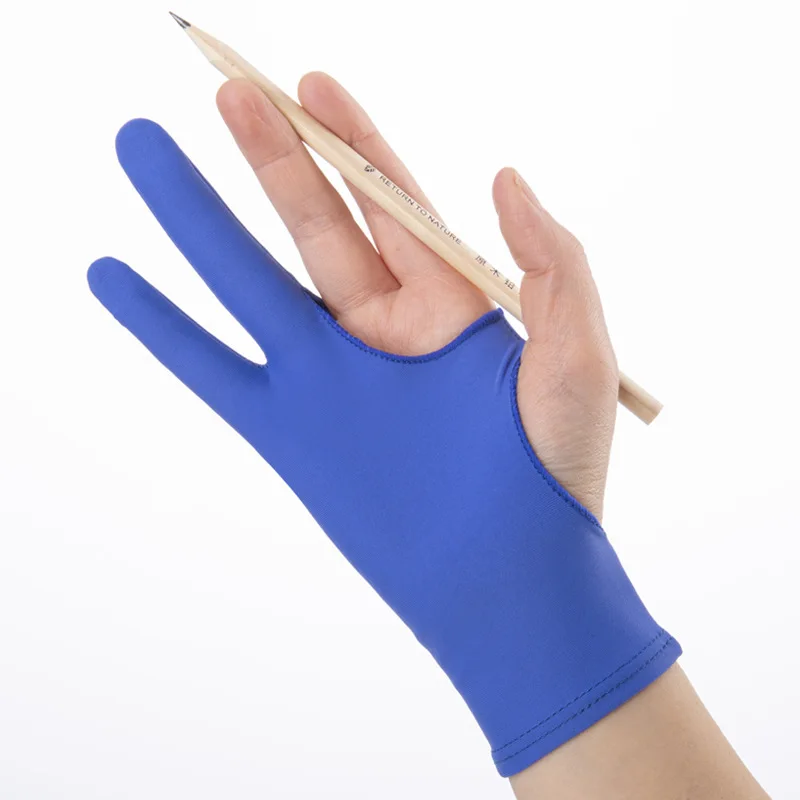Two Finger Anti-fouling Glove  - Drawing Glove Artist ulasan dan harga
