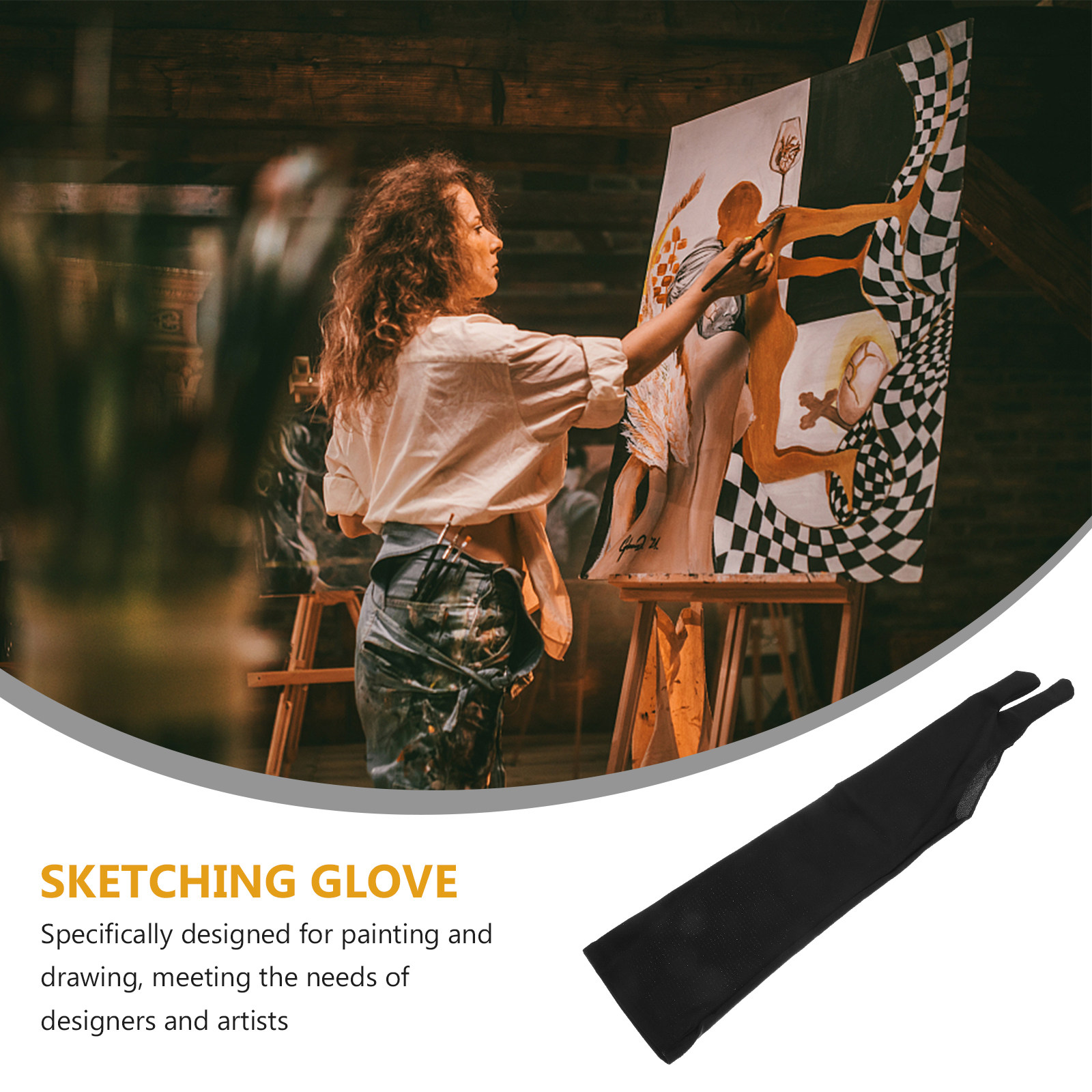 Artist Drawing Glove Two-Finge - Drawing Glove Artist ulasan dan harga