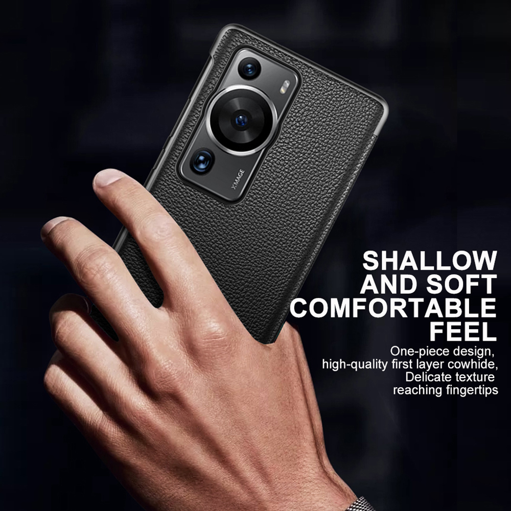 Genuine Leather Flip Cover For - Huawei Mate 60 ulasan dan harga