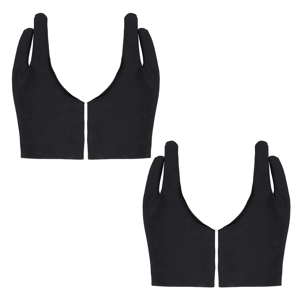 4Pcs Two Finger Artist Gloves  - Drawing Glove Artist ulasan dan harga