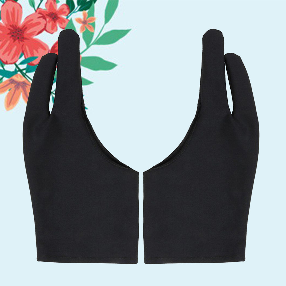 4Pcs Two Finger Artist Gloves  - Drawing Glove Artist ulasan dan harga