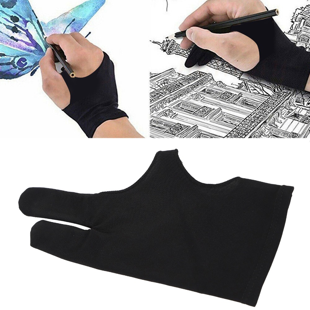 2pcs Durable Two-Finger Design - Drawing Glove Artist ulasan dan harga