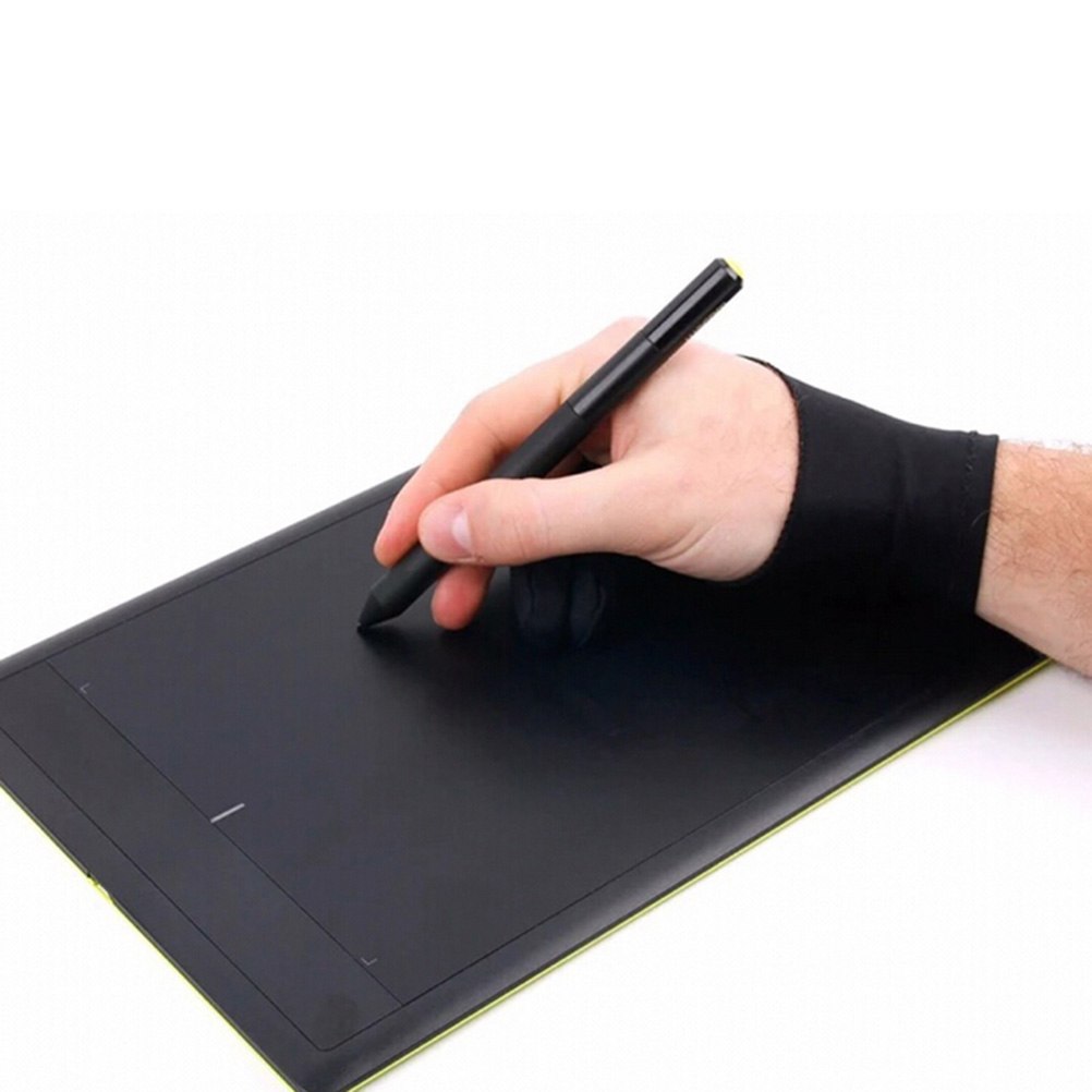 Black 2 finger artist glove an - Drawing Glove Artist ulasan dan harga