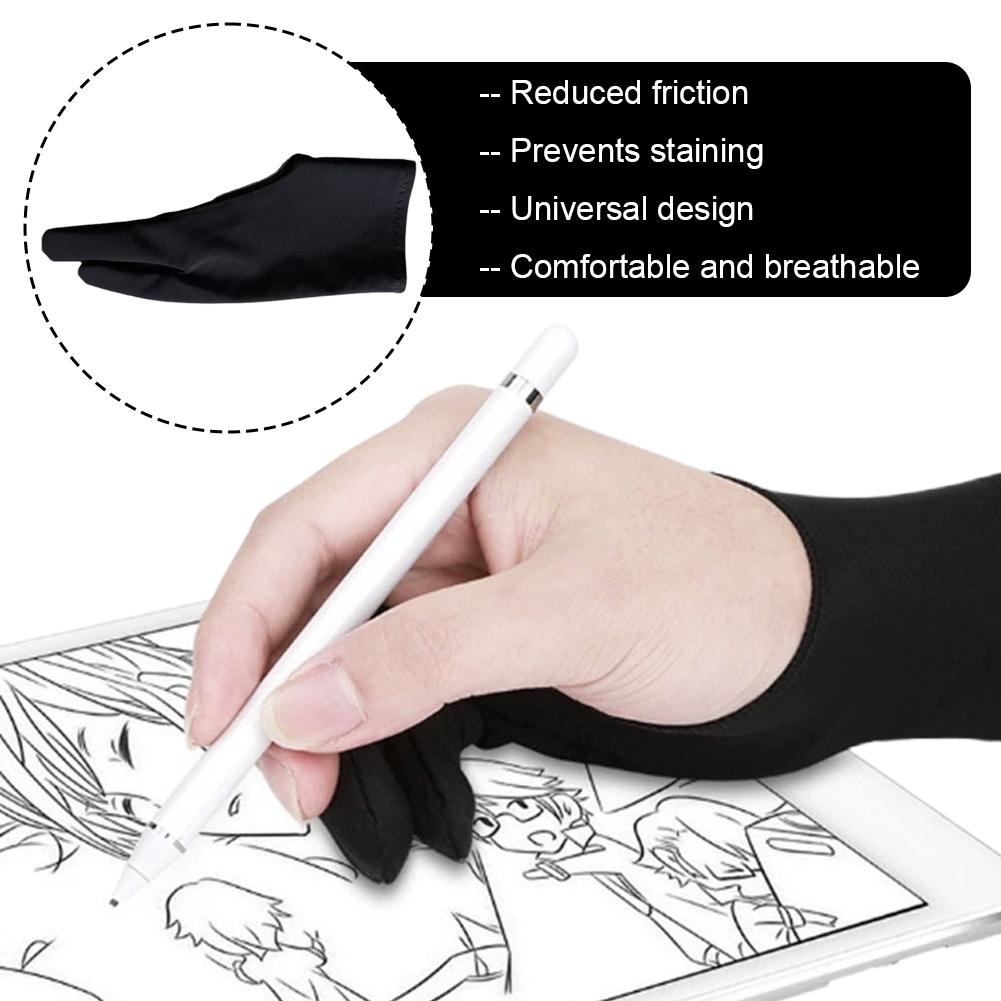 Drawing Glove Anti Touch Scree - Drawing Glove Artist ulasan dan harga